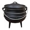 Lehman's Campfire Cooking Kettle Pot - Cast Iron Potjie Dutch Oven with 3 Legs and Lid